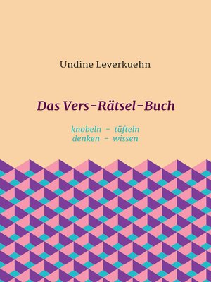 cover image of Das Vers-Rätsel-Buch